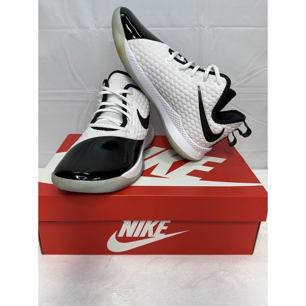 Nike LeBron Witness 3 BQ9819-100 Concord Mens 9 Basketball Sneakers Black White